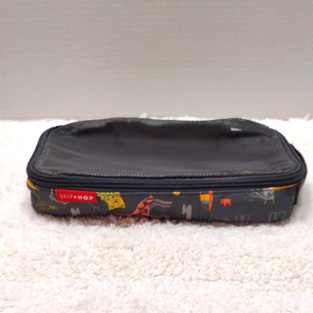 Skip Hop Pack Cube Storage Bag Multiple Animals Print